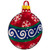 19.5" Lighted Red Christmas Ornament Window Silhouette - IMAGE 4