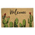 Natural Coir Cactus "Welcome" Outdoor Doormat 18" x 30" - IMAGE 1