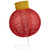 LED Lighted Twinkling Tinsel Ball Ornament Outdoor Commercial Christmas Decoration - 36" - Red - IMAGE 2