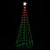 LED Lighted Color Changing Multiple Function Outdoor Christmas Cone Tree - 6' - IMAGE 1
