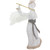 36" LED Lighted Lace Angel with Flute Outdoor Christmas Decoration - IMAGE 5