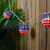 American Flag Paper Lantern Patriotic Patio Lights - 8.75' - White Wire - 10ct - IMAGE 6
