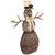 LED Lighted Rustic Rattan Snowman Outdoor Christmas Decoration - 48" - Warm White - IMAGE 4