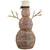 48" LED Lighted Rustic Rattan Snowman Outdoor Christmas Decoration - IMAGE 4