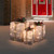 Set of 3 Silver Mesh Glittered Gift Boxes Outdoor Decorations - IMAGE 1