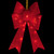 26" LED Lighted Red Tinsel Bow Christmas Decoration - IMAGE 3
