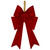 26" LED Lighted Red Tinsel Bow Christmas Decoration - IMAGE 5