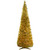 6' Pre-Lit Gold Tinsel Pop-Up Artificial Christmas Tree, Clear Lights - IMAGE 1