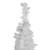 6' White Tinsel Pop-Up Artificial Christmas Tree, Unlit - IMAGE 4