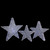 Set of 3 LED Lighted Silver Stars Outdoor Christmas Decorations 24" - IMAGE 3