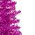 4' Pre-Lit Pink Artificial Tinsel Christmas Tree, Clear Lights - IMAGE 4