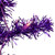 6' Pre-Lit Purple Artificial Tinsel Christmas Tree, Clear Lights - IMAGE 2