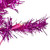 6' Pre-Lit Pink Artificial Tinsel Christmas Tree, Clear Lights - IMAGE 2