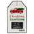 13" Gift Tag Shaped Christmas Countdown Chalkboard Wall Decor - IMAGE 1