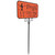 Fright This Way Skeleton Outdoor Halloween Metal Lawn Stake Sign - 27.5" - IMAGE 3