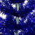 Artificial Tinsel Christmas Tree - Deep Blue - 4' - Unlit - IMAGE 5