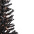 4' Pre-Lit Black Artificial Tinsel Christmas Tree, Clear Lights - IMAGE 4