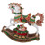 Musical "Merry Christmas" Rocking Horse Figure - 9" - IMAGE 4