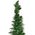 4' Green Tinsel Pop-Up Artificial Christmas Tree, Unlit - IMAGE 5
