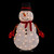 32" Lighted 3D Chenille Snowman in Top Hat Outdoor Christmas Decoration - IMAGE 3