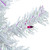 3' Pre-lit Rockport White Pine Artificial Christmas Tree, Purple Lights - IMAGE 2