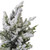 Heavily Flocked Pine Tree in Burlap Base Christmas Decoration - 9.5" - IMAGE 4