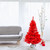 Full Pine Artificial Christmas Tree - 4' - Scarlet Red - Unlit - IMAGE 3