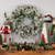 Pre-lit Heavily Flocked Madison Pine Artificial Christmas Wreath, 24-Inch, Clear Lights - IMAGE 3