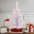 Pre-Lit Medium Rockport White Pine Artificial Christmas Tree - 2' - Pink Lights - IMAGE 1