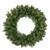 Pre-Lit Rockwood Pine Artificial Christmas Wreath - 24-Inch, Clear Lights - IMAGE 1