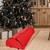 Red Quilted Rolling Christmas Tree Storage Bag for Trees Up to 7.5' - IMAGE 2