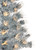 3' Pre-Lit Silver Fiber Optic Artificial Christmas Tree, Warm White Lights - IMAGE 3
