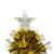 3' Pre-Lit Gold Fiber Optic Artificial Christmas Tree, White Lights - IMAGE 4