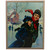 19" Fiber Optic Norman Rockwell 'Couple Ice Skating' Christmas Wall Art - IMAGE 1