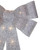 24" LED Lighted Sparkling Metallic Tinsel Bow Christmas Decoration - Silver