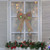 16" LED Lighted Gold Glitter Burlap Bow Christmas Decoration with Color Changing Lights - IMAGE 2