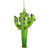 Cactus with Faux Lights Glass Christmas Ornament - 5.5" - IMAGE 1
