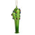Cactus with Faux Lights Glass Christmas Ornament - 5.5" - IMAGE 4