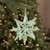 6.75" Light Green Starburst Christmas Ornament - IMAGE 2