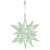 6.75" Light Green Starburst Christmas Ornament - IMAGE 3