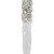 Sequined and Beaded Icicle Glass Christmas Ornament - 9" - Clear - IMAGE 3