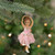 4.25" Pretty in Pink Ballerina Girl Christmas Ornament - IMAGE 2