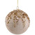Beaded Sequin Shatterproof Christmas Ball Ornament - 4" - Champagne Gold - IMAGE 4
