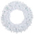 Pre-Lit Woodbury White Pine Artificial Christmas Wreath - 24" - Green Lights - IMAGE 2