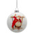 Norman Rockwell 'Filling The Stockings' Glass Disc Christmas Ornament - 3'" - IMAGE 2