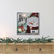 12" LED Lighted 'Joy' Snowman Christmas Canvas Wall Art - IMAGE 2