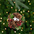 6-in Pine Cones Stars and Berries Hanging Christmas Ornament - IMAGE 1