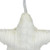 Plush Cable Knitted Star Hanging Christmas Ornament - 4" - Cream White - IMAGE 4