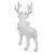 13.5" White Cable Knit Standing Reindeer Christmas Figure - IMAGE 5