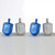 "Jar" of Dreidels, Spin the Dreidel Hanukkah Game with 25 Silver/Blue Pieces - IMAGE 3